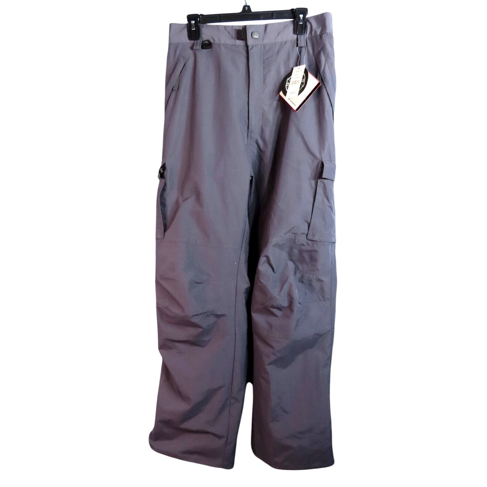 NWT Turbine Boardwear GRAY MOZO INSULATED PANTS Ski Snowboard Winter Sports XL